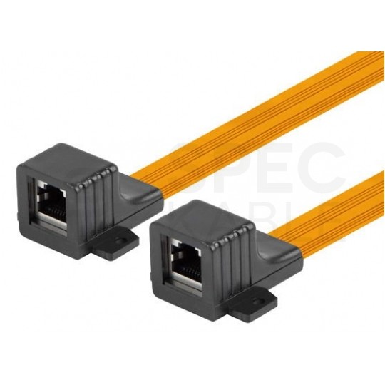 Złączka sieciowa przelotka okienna RJ45 kat.5e 44cm