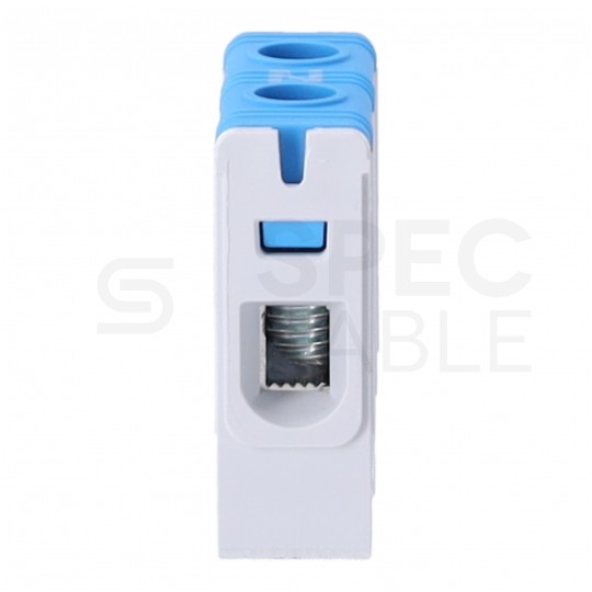 Złączka szynowa 1-torowa Al/Cu 1,5-16mm2 na TH35 niebieski FJ-E16/B HEDO