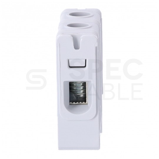 Złączka szynowa 1-torowa Al/Cu 1,5-16mm2 na TH35 szary FJ-E16 HEDO