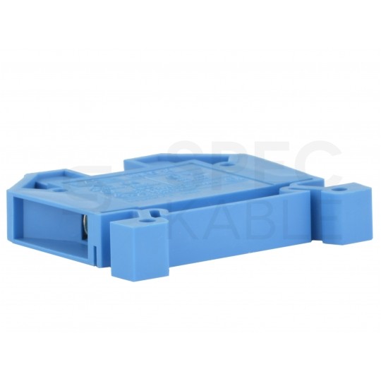 Złączka szynowa 1-torowa ZUG 10mm2 57A niebieska