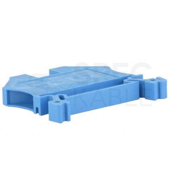 Złączka szynowa 1-torowa ZUG 4mm2 32A niebieska