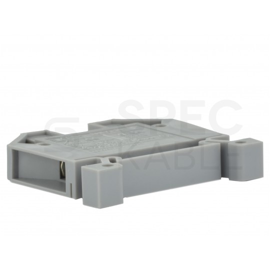 Złączka szynowa 1-torowa ZUG 4mm2 32A szara