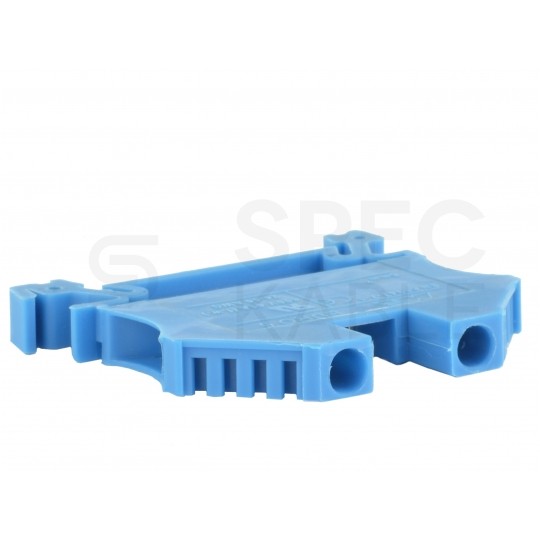 Złączka szynowa 1-torowa ZUG 6mm2 41A niebieska