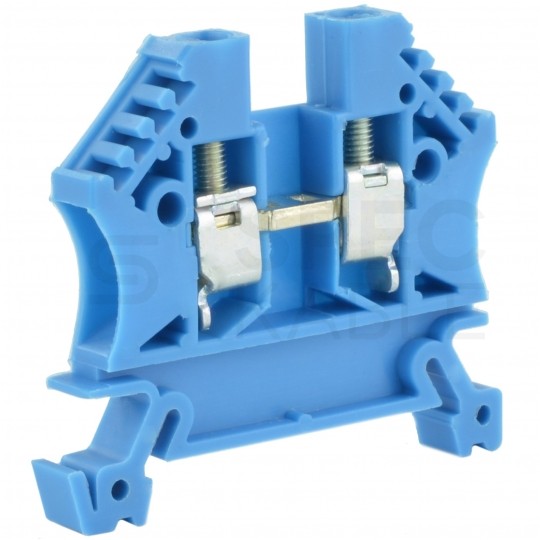 Złączka szynowa 1-torowa ZUG 6mm2 41A niebieska