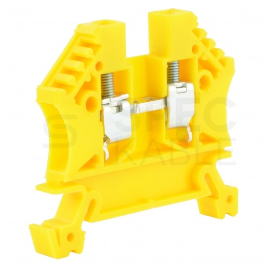 Złączka szynowa 1-torowa ZUG 6mm2 41A żółta