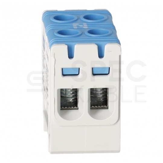 Złączka szynowa 2-torowa Al/Cu 1,5-16mm2 na TH35 niebieski FJ-E16/2/B HEDO