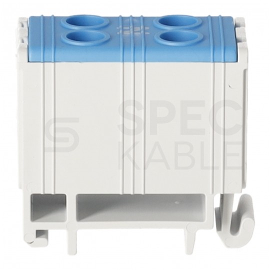 Złączka szynowa 2-torowa Al/Cu 1,5-16mm2 na TH35 niebieski FJ-E16/2/B HEDO