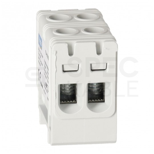 Złączka szynowa 2-torowa Al/Cu 1,5-16mm2 na TH35 szary FJ-E16/2 HEDO