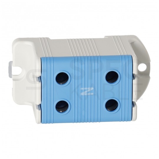 Złączka szynowa 2-torowa Al/Cu 16-95mm2 na TH35 niebieski FJ-E95/2/B HEDO