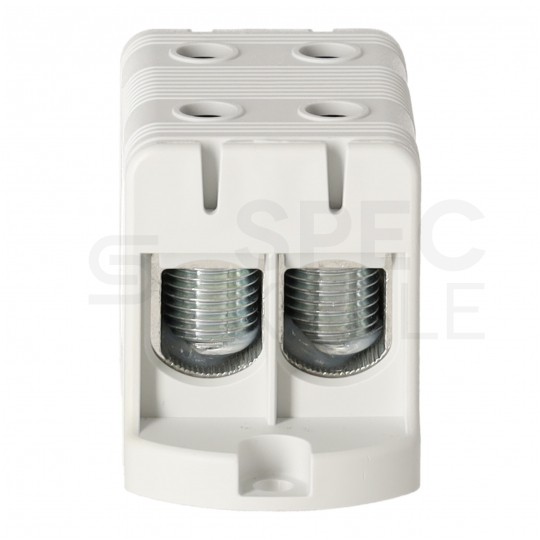 Złączka szynowa 2-torowa Al/Cu 16-95mm2 na TH35 szary FJ-E95/2 HEDO