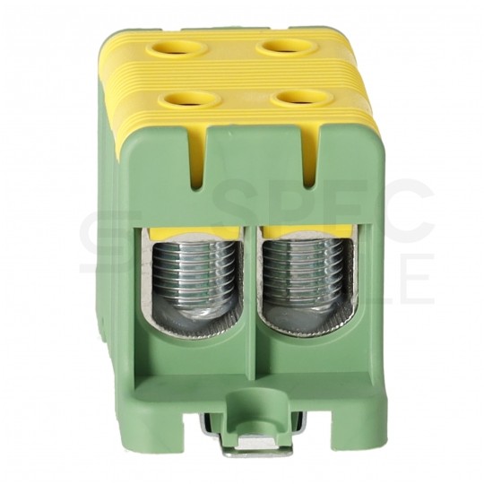 Złączka szynowa 2-torowa Al/Cu 16-95mm2 na TH35 żółto-zielony FJ-E95/2/D HEDO