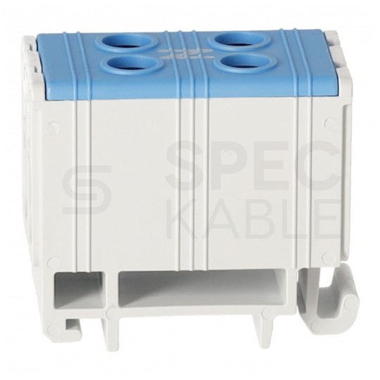 Złączka szynowa 2-torowa Al/Cu 2,5-35mm2 na TH35 niebieski FJ-E35/2/B HEDO