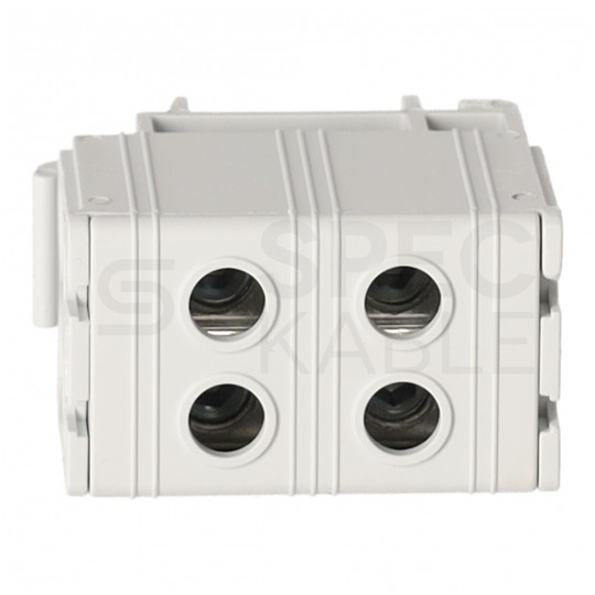 Złączka szynowa 2-torowa Al/Cu 2,5-35mm2 na TH35 szary FJ-E35/2 HEDO