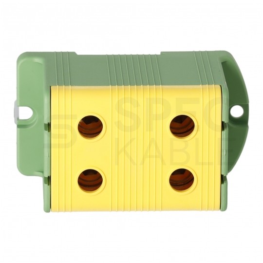 Złączka szynowa 2-torowa Al/Cu 35-150mm2 na TH35 żółto-zielony FJ-E150/2/D HEDO