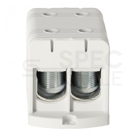 Złączka szynowa 2-torowa Al/Cu 35-240mm2 na TH35 szary FJ-E240/2 HEDO