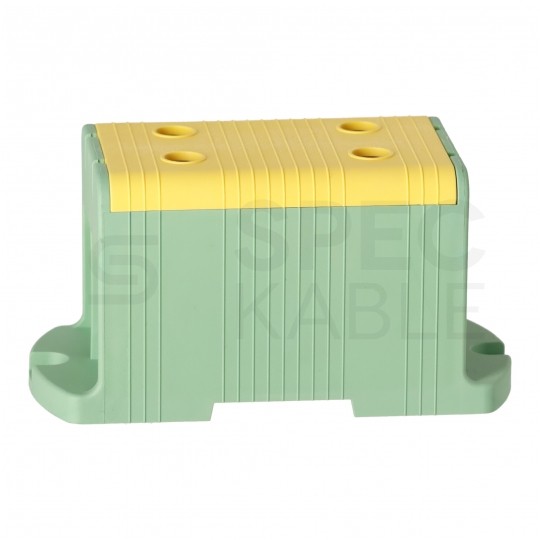 Złączka szynowa 2-torowa Al/Cu 35-240mm2 na TH35 żółto-zielony FJ-E240/2/D HEDO