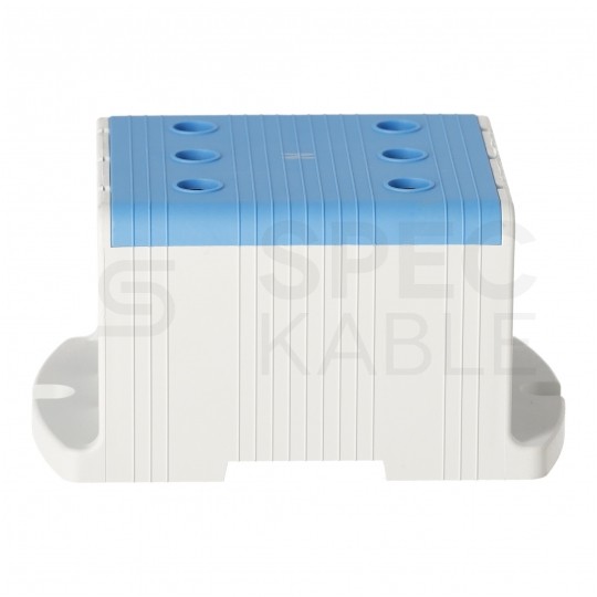 Złączka szynowa 3-torowa Al/Cu 35-240mm2 na TH35 niebieski FJ-E240/3/B HEDO