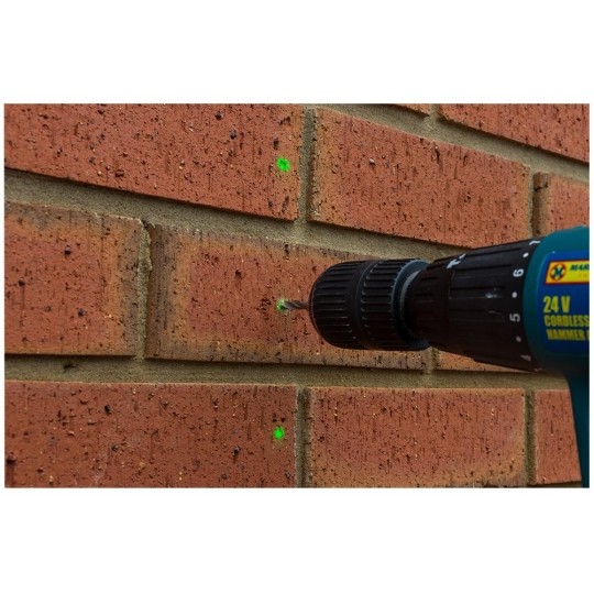 Znacznik budowlany do głębokich otworów do 100mm, czarny blister MARXMAN