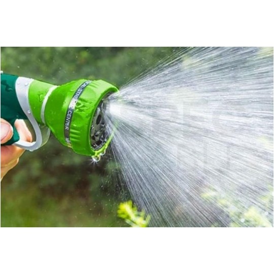 Zraszacz pistoletowy ogrodowy regulowany (9-funkcyjny) do węża 1/2" - 3/4" VERTO 15G702