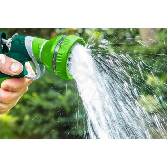 Zraszacz pistoletowy ogrodowy regulowany (9-funkcyjny) do węża 1/2" - 3/4" VERTO 15G702