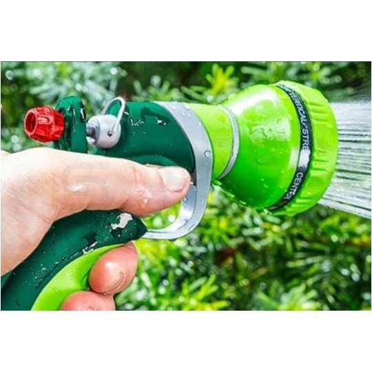 Zraszacz pistoletowy ogrodowy regulowany (9-funkcyjny) do węża 1/2" - 3/4" VERTO 15G702