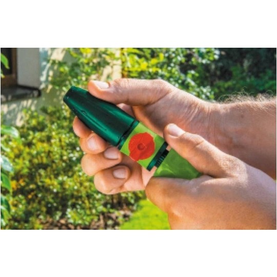 Zraszacz prosty ogrodowy regulowany do węża 1/2" - 3/4" VERTO 15G700