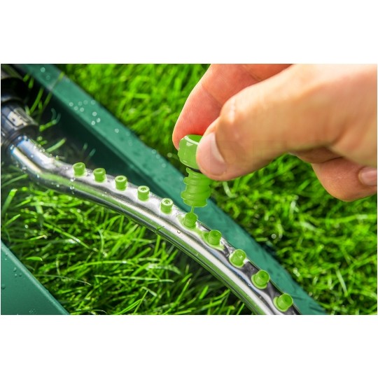 Zraszacz wahadłowy ogrodowy oscylacyjny regulowany do nawadniania trawnika (13x18m) VERTO 15G771