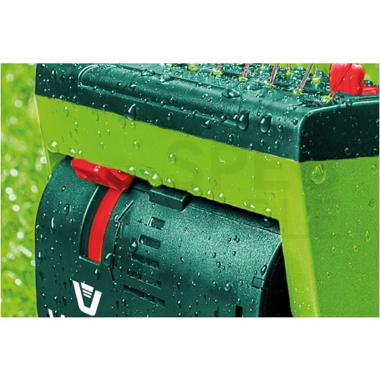 Zraszacz wahadłowy ogrodowy oscylacyjny wielokierunkowy do nawadniania trawnika (14x19m) VERTO 15G773