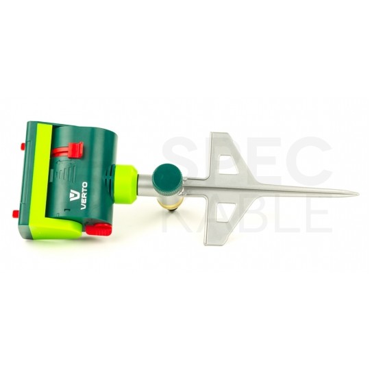 Zraszacz wahadłowy ogrodowy oscylacyjny wielokierunkowy do nawadniania trawnika (14x19m) VERTO 15G773