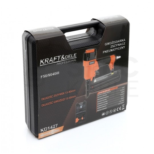 Zszywacz gwoździarka pneumatyczny KD1427 Kraft&Dele