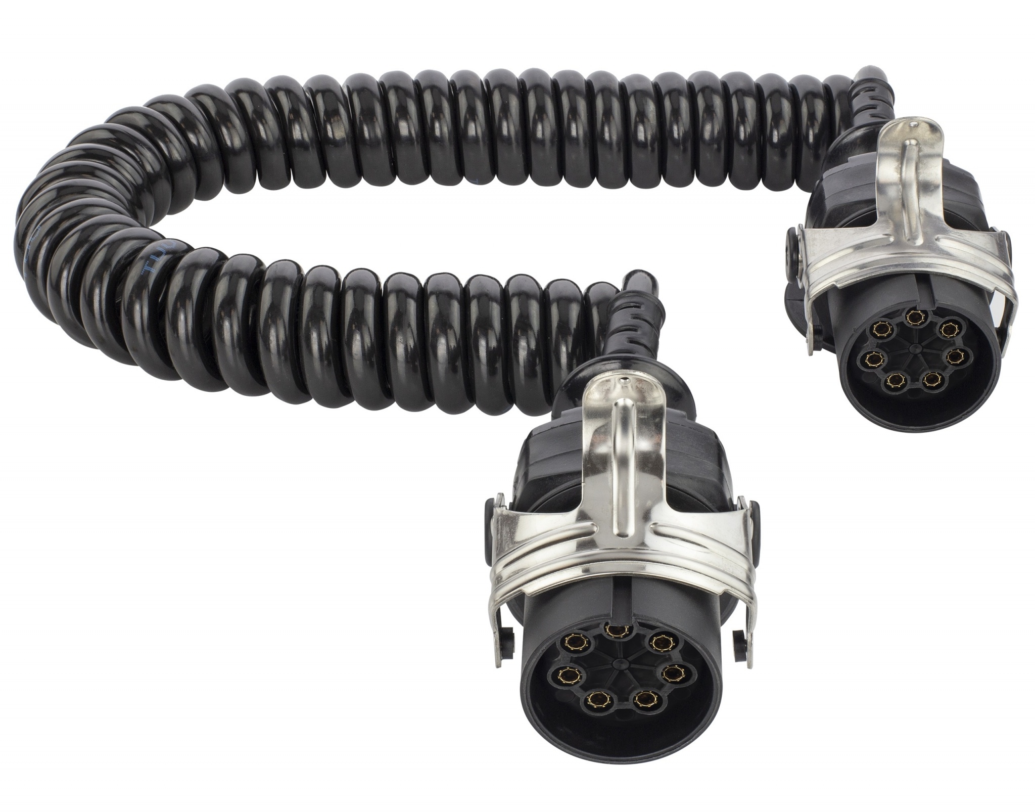 lokaal Gespecificeerd prieel Przewód spiralny QLY-s kabel do naczepy zakończony wtykami 7-pin do systemu  EBS / ABS 24V 4m - Sklep Speckable.pl