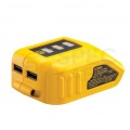 Adapter 2x USB A do ładowania małych urządzeń XR 10,8V / 14,4V / 18V DCB090 DeWALT
