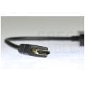 Adapter HDMI -> SVGA (D-Sub 15-pin) + Audio (mini Jack 3,5mm) (wtyk / 2x gniazdo) czarny