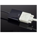 Adapter HDMI -> SVGA (D-Sub 15-pin) Full HD (wtyk / gniazdo) czarny 20cm