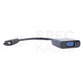 Adapter HDMI -> SVGA (D-Sub 15-pin) Full HD (wtyk / gniazdo) czarny 20cm