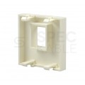 Adapter keystone pojedynczy 2M 45x45 biały Mediabox NEKU