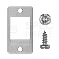 Adapter keystone pojedynczy metalowy 35,5x19,1mm montaż do obudowy NEKU