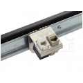 Adapter montażowy keystone podwójny na szynę DIN TH35 metalowy Alantec