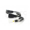 Adapter PoE do sieci LAN 2-częściowy (gniazdo DC + wtyk / gniazdo RJ45 8p8c) + (wtyk DC + wtyk / gniazdo RJ45 8p8c)