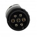 Adapter przyczepowy 12V Przejściówka 7-pin (wtyk) / 13-pin (gniazdo)
