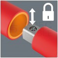 Adapter, rękojeść poprzeczna z funkcją grzechotki 3/8" do kluczy nasadowych izolowany VDE WERA