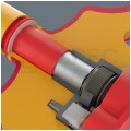 Adapter, rękojeść poprzeczna z funkcją grzechotki 3/8" do kluczy nasadowych izolowany VDE WERA