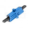 Adapter światłowodowy FO SM simplex E2000/UPC-E2000/UPC niebieski PFOT