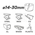 Adapter, trzpień do otwornic Bimetalowych 14-30mm GRAPHITE 57H938