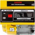 Agregat prądotwórczy 3500W 230V 1-fazowy generator prądu HEX-GEN 3500 VOLT