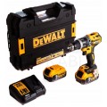 AKUM. WIERTARKO-WKRĘTARKA Z UDAREM XR 18V 2*5.0AH KUFER DEWALT