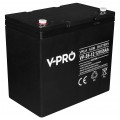 Akumulator AGM do zasilacza UPS 12V 55Ah bezobsługowy (śruba M6) VOLT VPRO