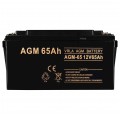 Akumulator AGM do zasilacza UPS 12V 65Ah bezobsługowy (śruba M6) VOLT