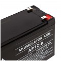 Akumulator AGM do zasilacza UPS 12V 9Ah bezobsługowy (Faston 250) Azo Digital