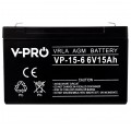 Akumulator AGM do zasilacza UPS 6V 15Ah bezobsługowy (Faston 187) VOLT VPRO